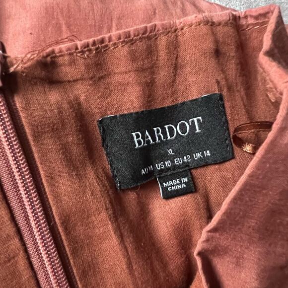 Revolve Bardot Jamila Corset Dress In Latte Size 10 - Picture 6 of 8